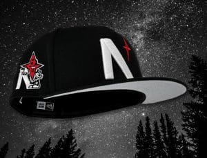 North Star Mascot Black 59Fifty Fitted Hat by Noble North x New Era