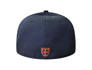Pride Navy Orange 59Fifty Fitted Hat by Fitted Hawaii x New Era Back