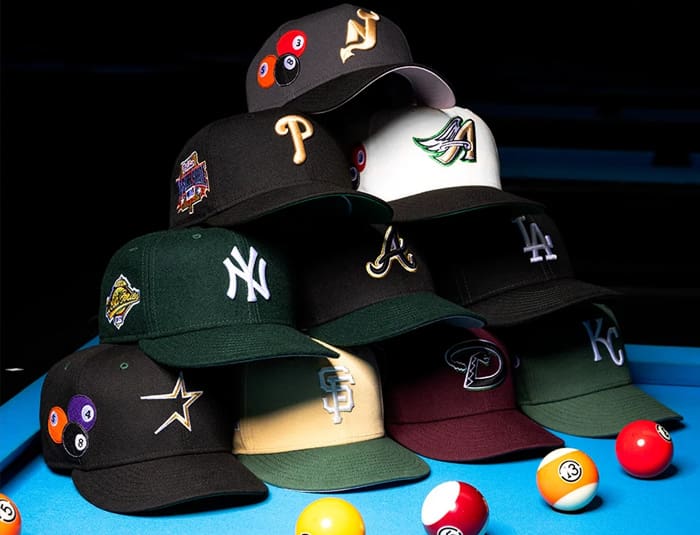 帽子 NEIGHBORHOOD BALL HAT CAP NEW ERA Hat Club 8 Ball 59Fifty Fitted Hat Collection by MLB x New Era