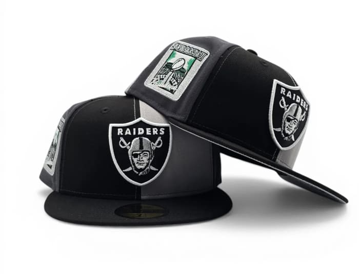 海外別注　ラスベガス・レイダース　ニューエラ　PinWheel　ブラック　グレー las-vegas-raiders-super-bowl-